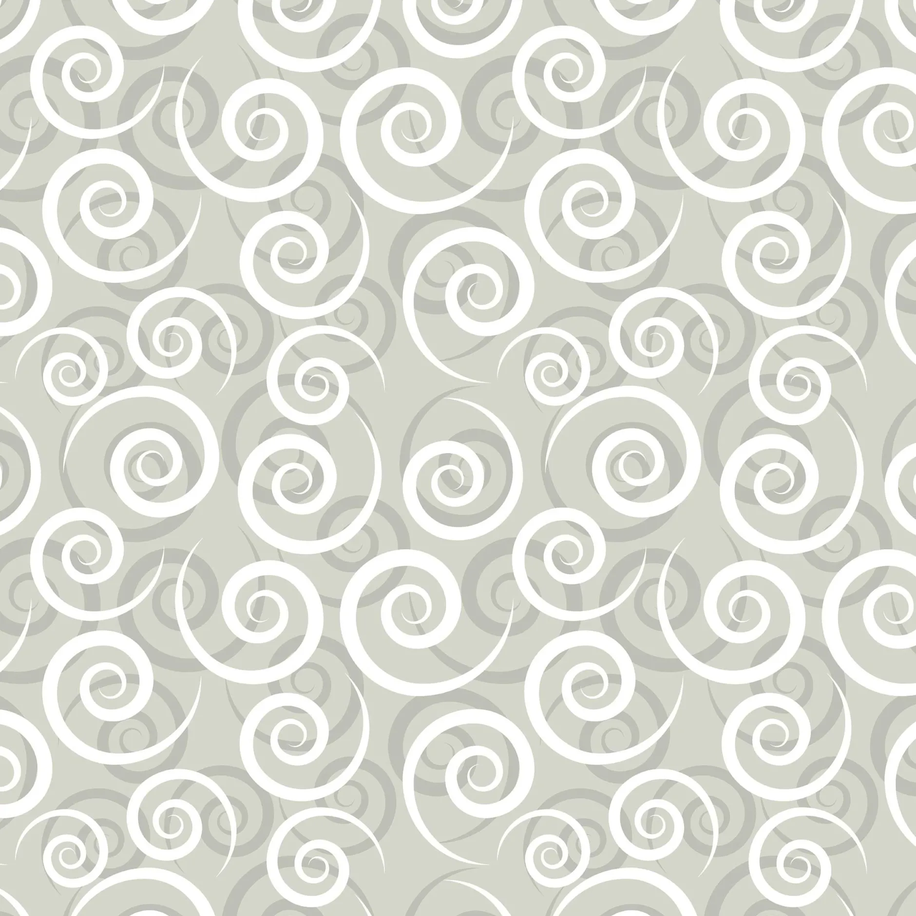 Wandsticker 3D Grey Swirl - Schaumsticker
