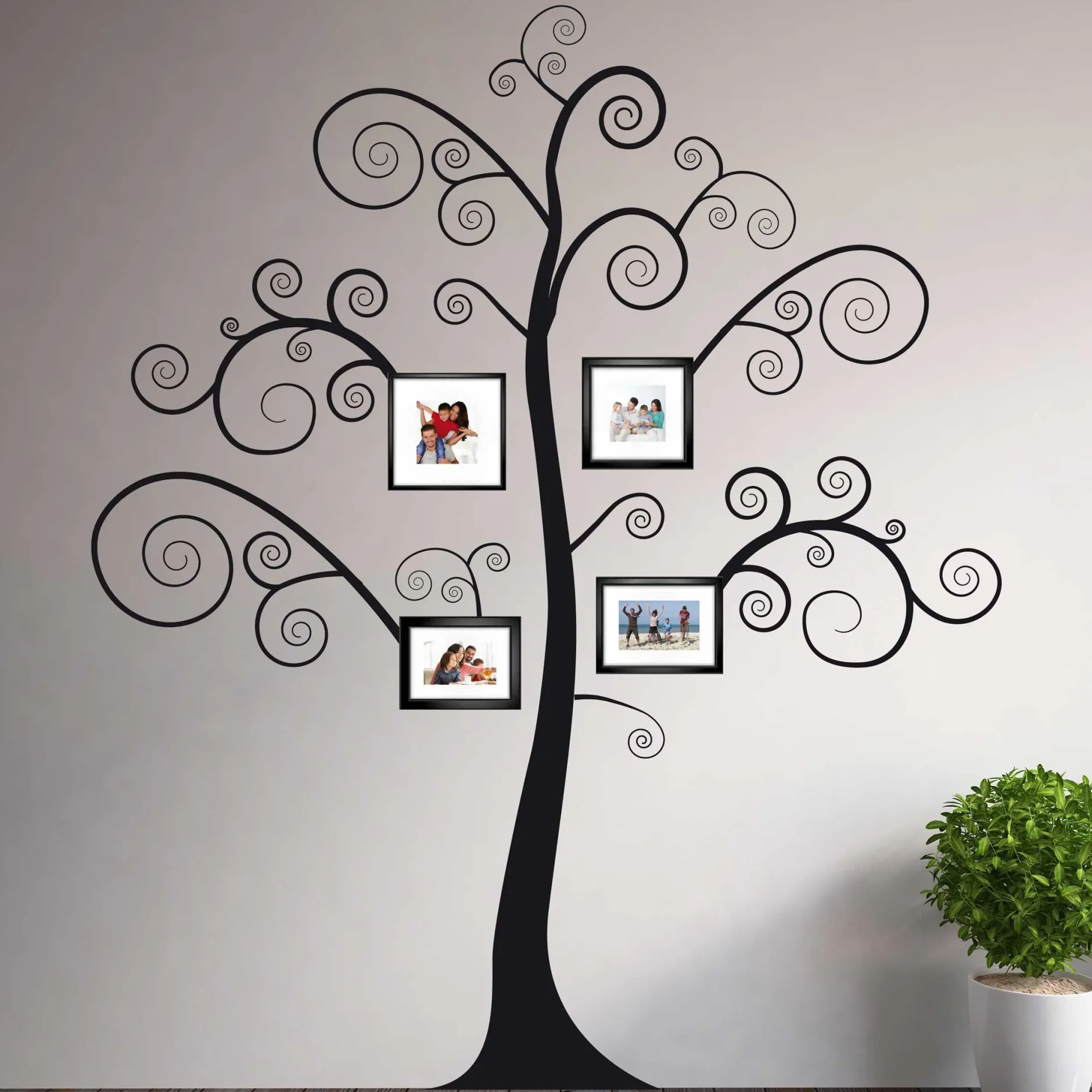 Wandsticker Fotobaum XXL
