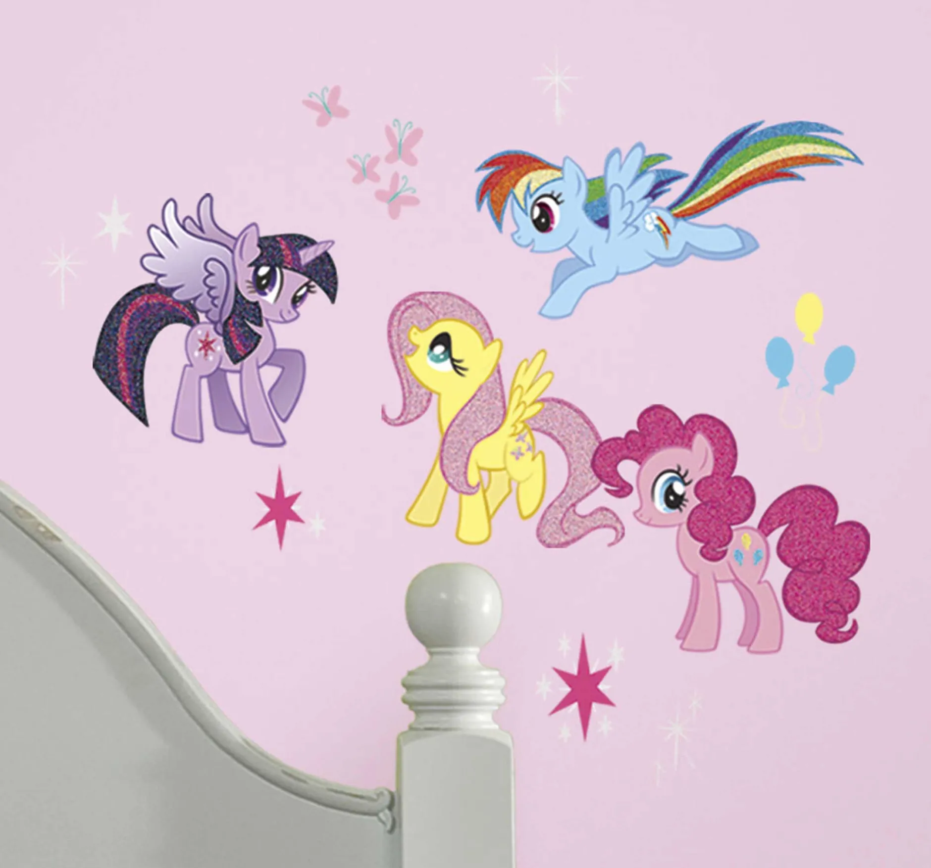 Wandsticker My Little Pony - mit Glitter