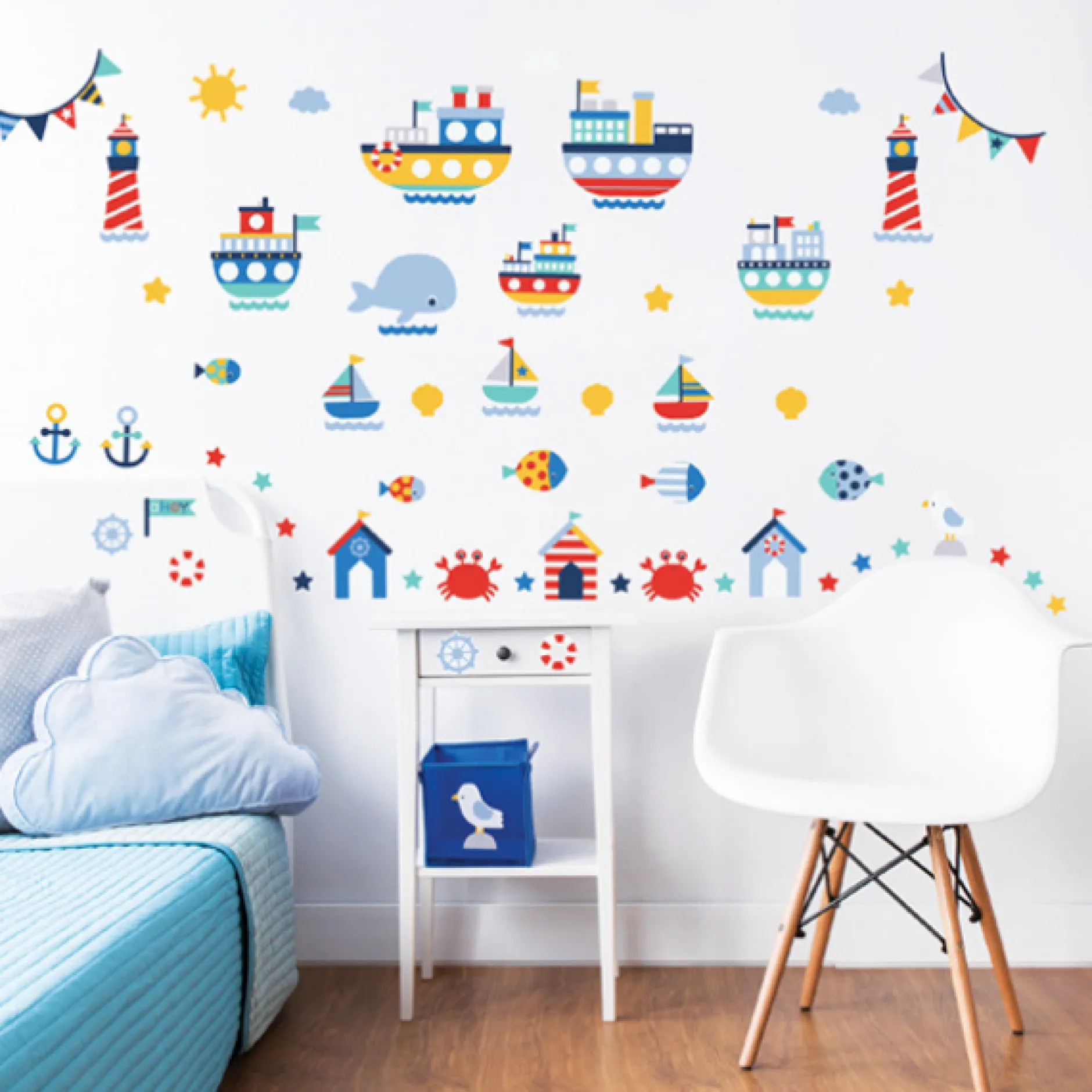 Wandsticker Seewelt