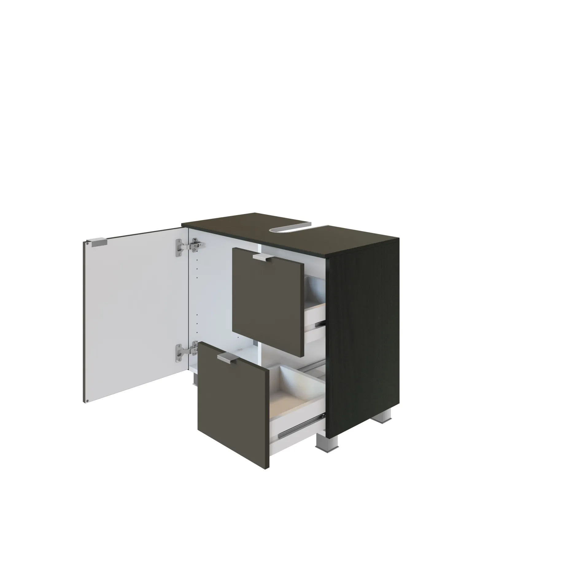 Waschbeckenschrank Bodhi 70cm - graphit