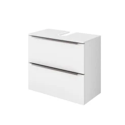 Waschbeckenschrank Hansen 60cm 2 Schubladen - weiß