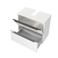Waschbeckenschrank Hansen 60cm 2 Schubladen - weiß