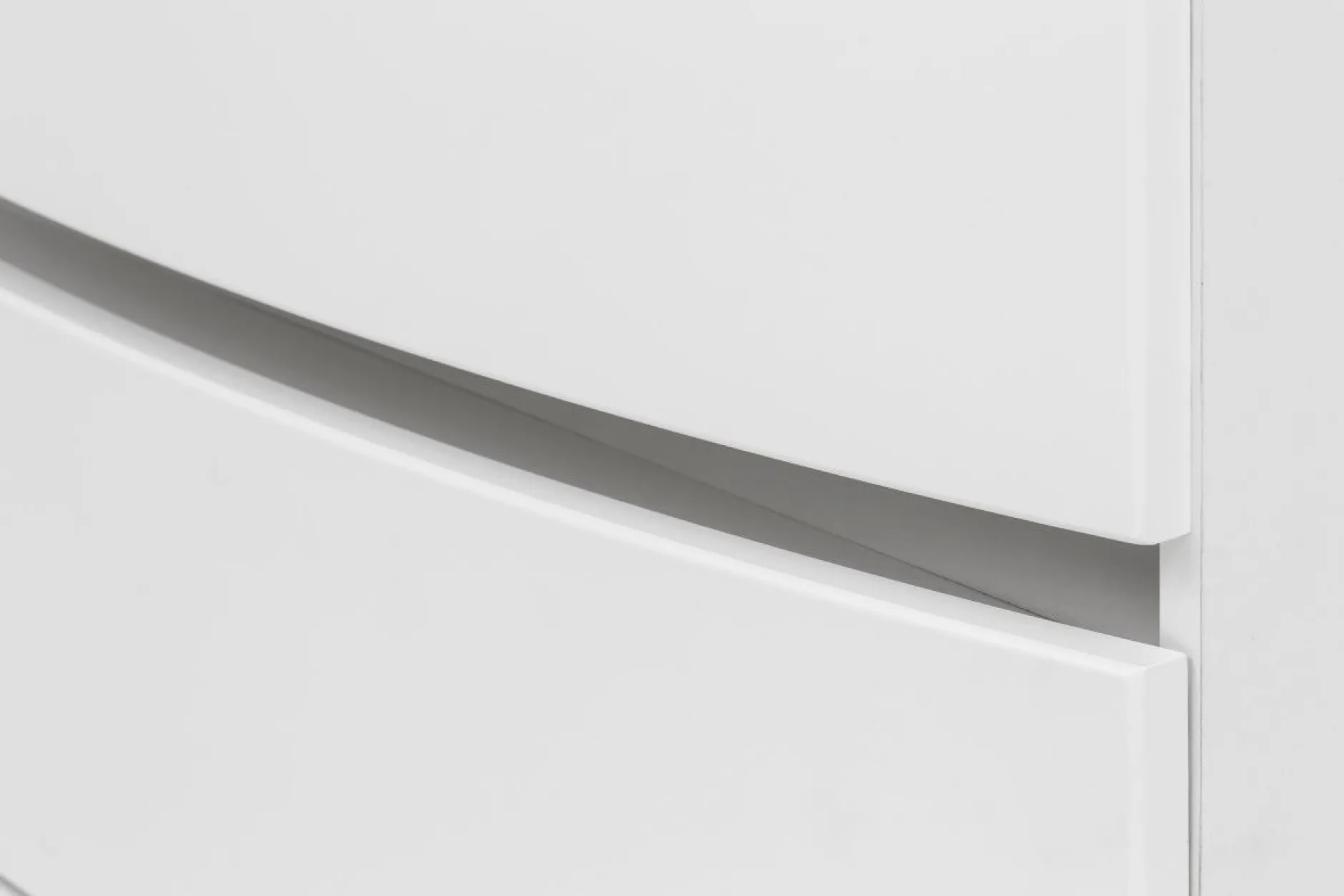 Waschbeckenschrank Kornel 80cm weißes Waschbecken - weiß