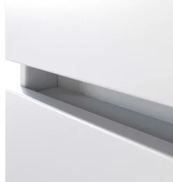 Waschbeckenschrank Pisca 100cm 2 Schubladen - weiß
