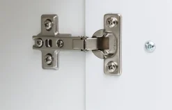 Waschbeckenschrank Ricca 60cm 1 Tür und 3 Schubladen - weiß/hellgrau
