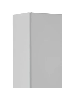 Waschbeckenschrank Ricca 60cm 1 Tür und 3 Schubladen - weiß/hellgrau