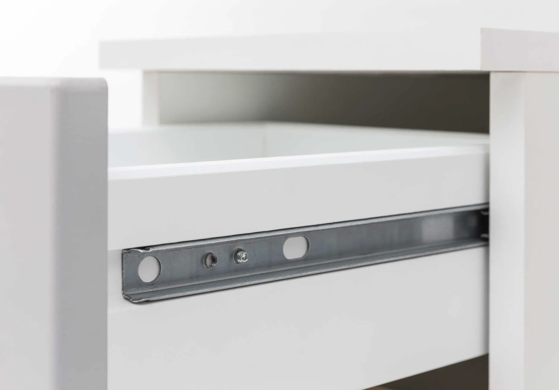 Waschbeckenschrank Ricca 60cm 1 Tür und 3 Schubladen - weiß