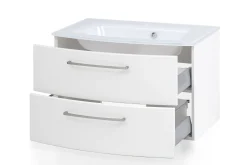 Waschbeckenschrank Stivan 80cm - weiß