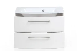 Waschbeckenschrank Stivan 80cm - weiß