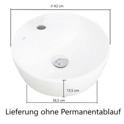 Waschbeckenschrank Vikas 101cm 2 Schubladen - Eiche