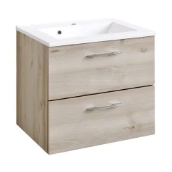 Waschbecken-Set Portofino | Waschbecken mit Spüle und Spiegelschrank | Buche-design