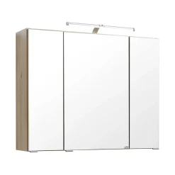 Waschbecken-Set Portofino | Waschbecken mit Spüle und Spiegelschrank | Buche-design