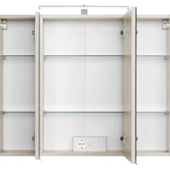 Waschbecken-Set Portofino | Waschbecken mit Spüle und Spiegelschrank | Buche-design