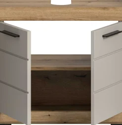 Waschbeckenunterschrank Scout Xonox - Evoak Eiche & Cashmere - 60x56x34 cm