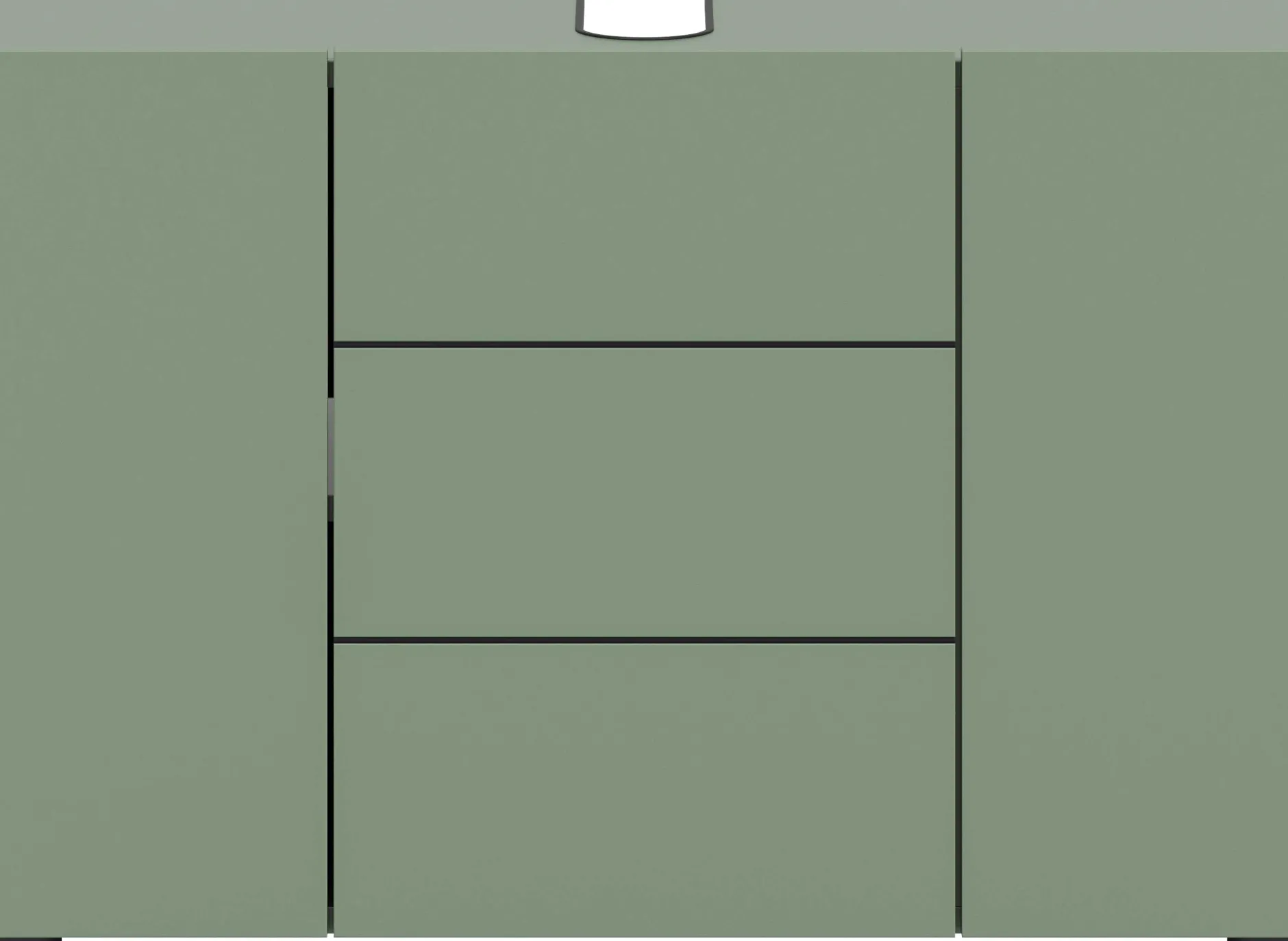 Waschbeckenunterschrank Vira Xonox - Smoke Green - 82x56x34 cm