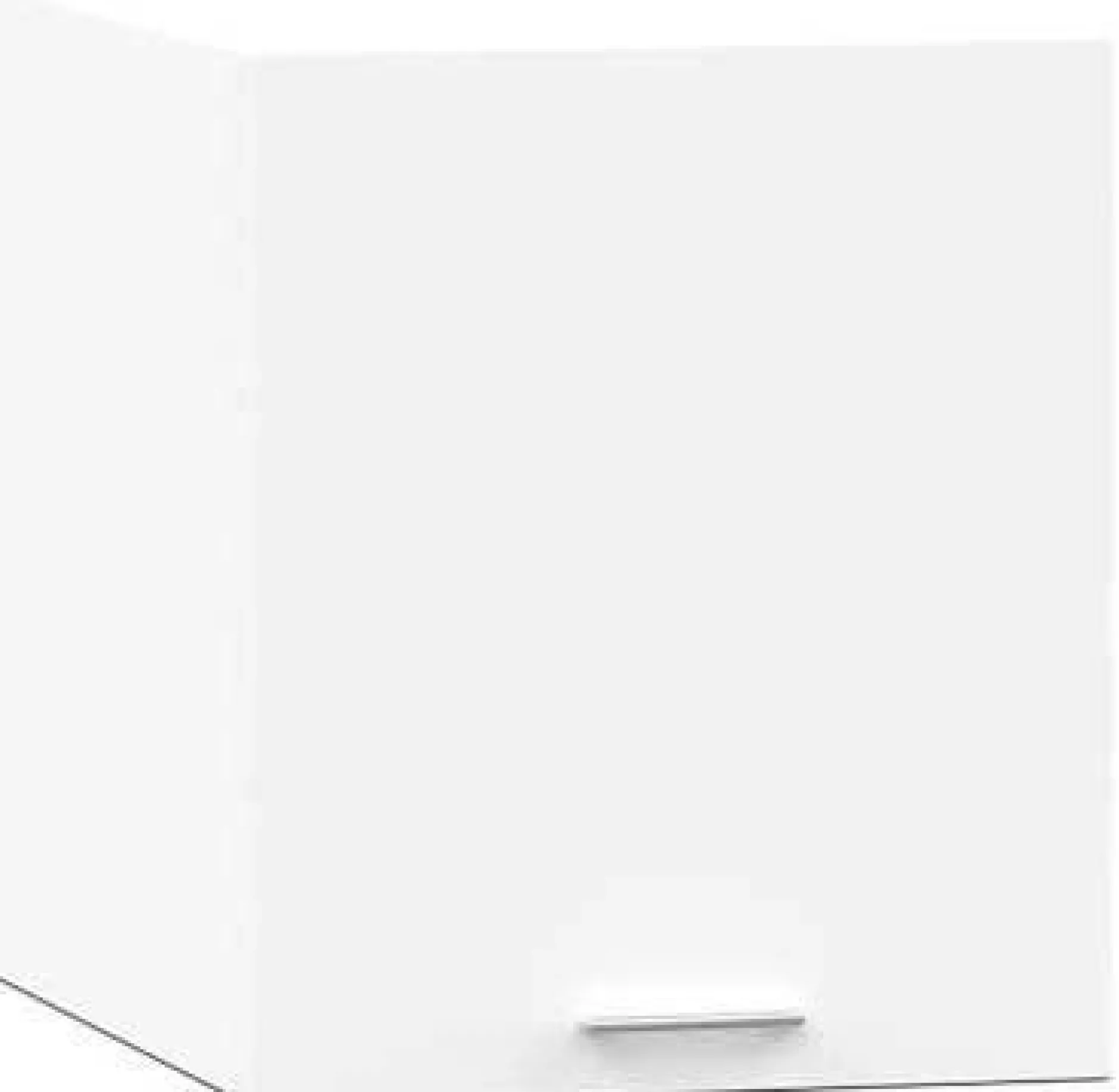 Waschmaschinenschrankaufsatz Linea - 50x67x58cm - 1 Tür - weiß