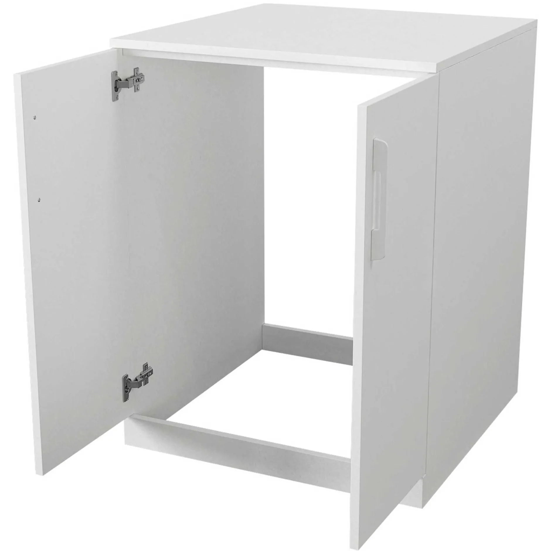 Waschmaschinenschrank Brisa - 70x67x90cm - 2 Türen - weiß
