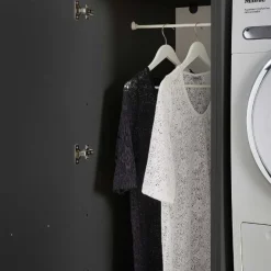 Waschmaschinenschrank-Kombination Laundreezy | 168 x 68 x 200 cm | Anthrazit