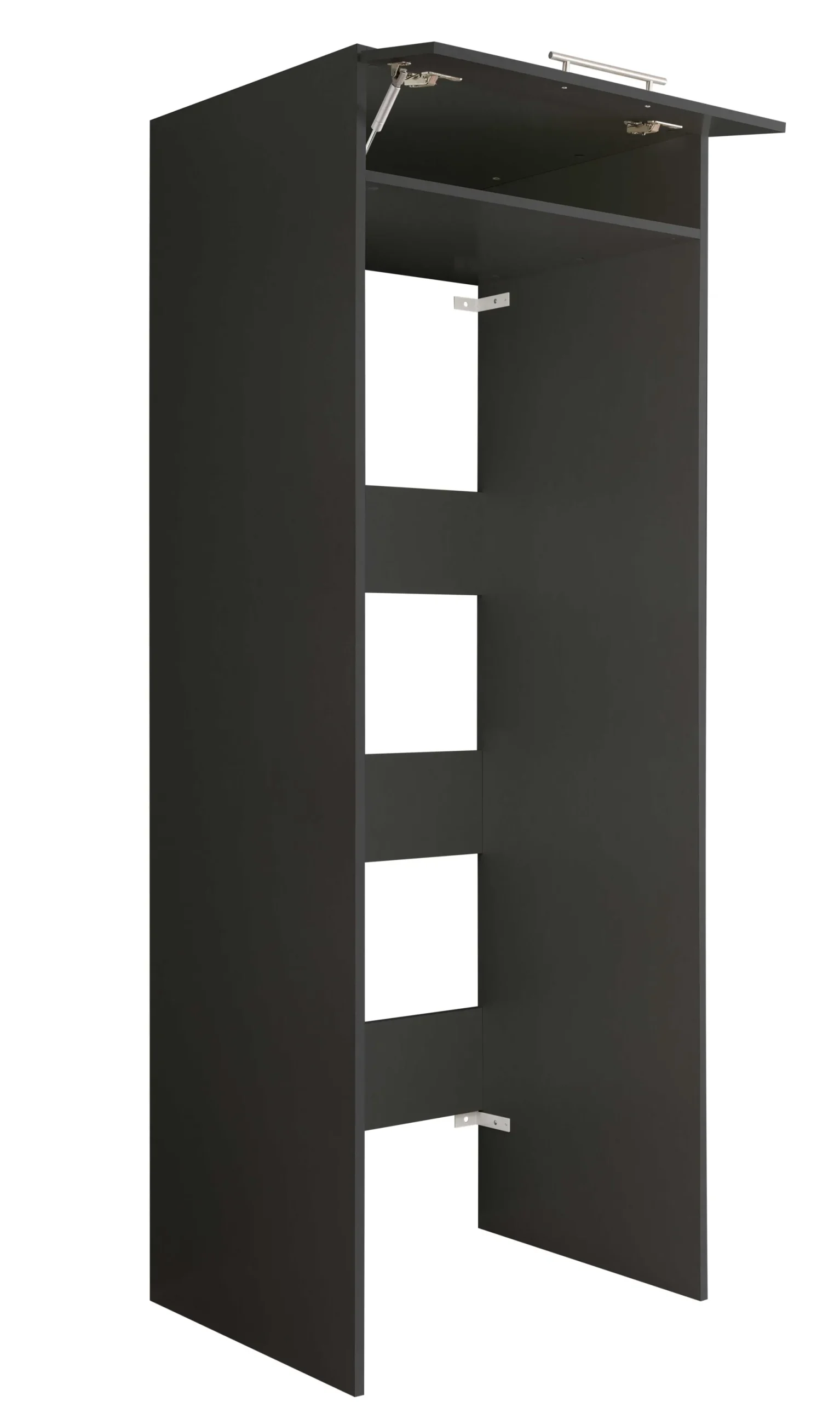Waschmaschinenschrank-Kombination Laundreezy | 118 x 68 x 200 cm | Anthrazit