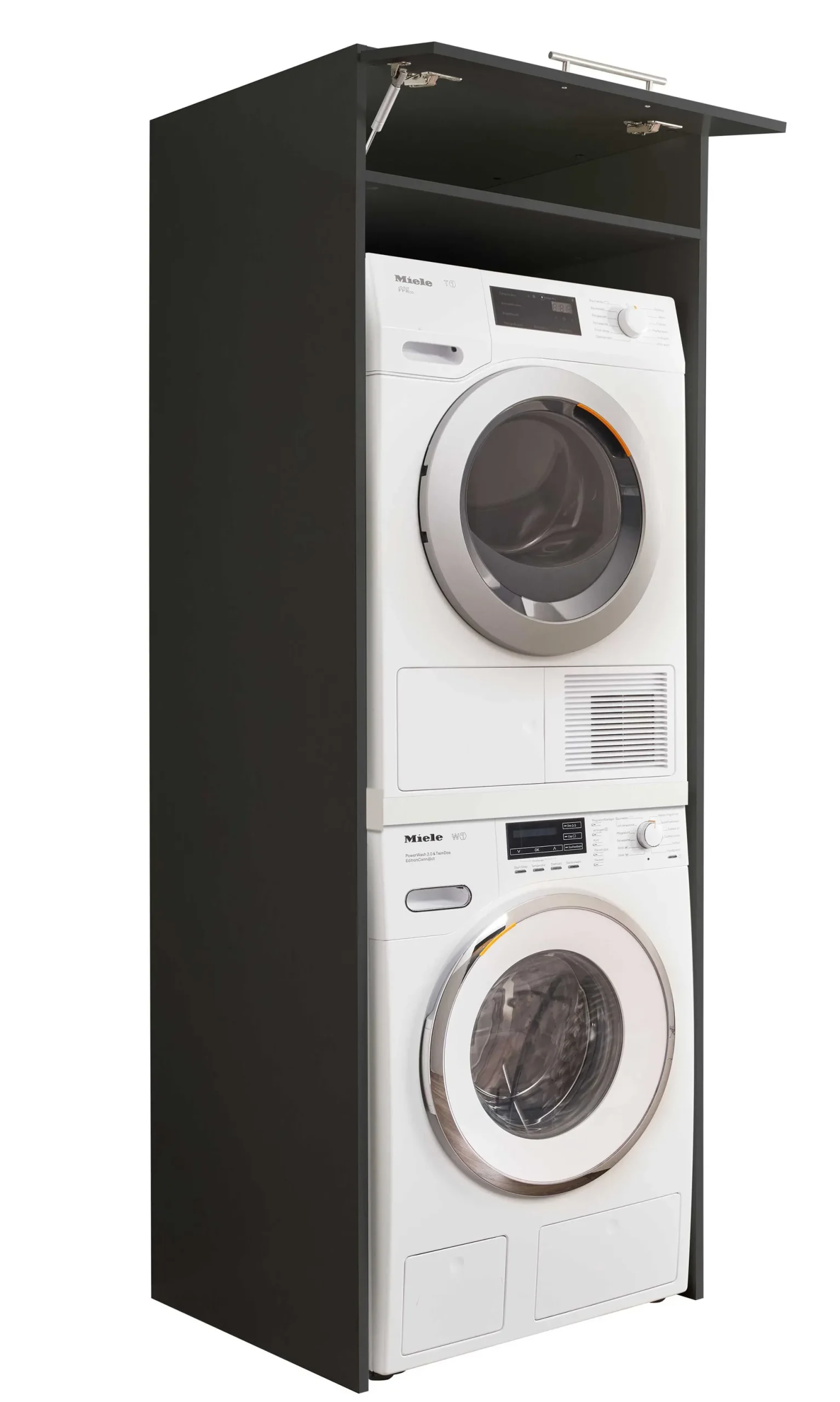 Waschmaschinenschrank Laundreezy | 68 x 68 x 200 cm | Anthrazit