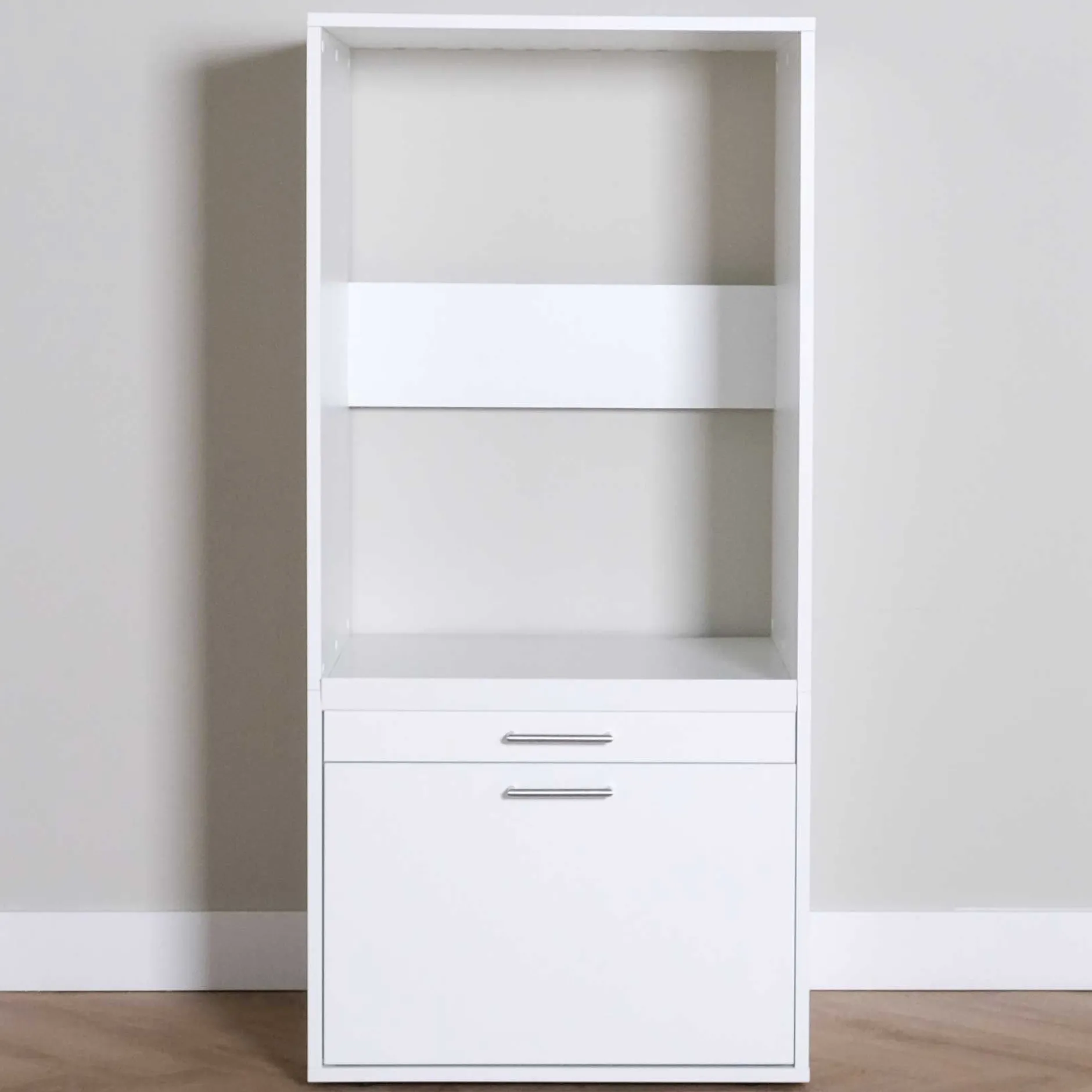 Waschmaschinenschrank Linea - 66x67x142cm - weiß