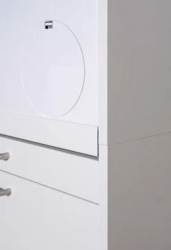 Waschmaschinenschrank Linea - 66x67x142cm - weiß