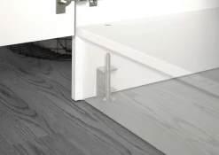 Waschmaschinenunterschrank Free Xonox - Weiß Holzoptik - 66x195x68 cm