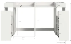 Waschmaschinenverkleidung Free Xonox - Weiß - 190x101x60 cm