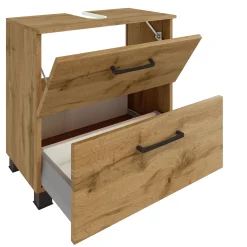 Waschtisch-Set Manchester | Waschtischschrank und Spiegelschrank | Wotan Oak Design