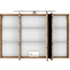 Waschtisch-Set Pienza | Spiegelschrank, Waschtischunterschrank | Wotan Oak Design