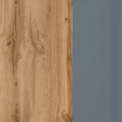 Waschtischunterschrank Helina 80cm mit 2 Schubladen - Eiche/grau