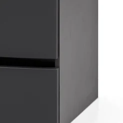 Waschtischunterschrank Kornel 80cm grau Waschtisch - graphitgrau