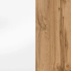 Waschtischunterschrank Luna 60cm 2 Schubladen - Eiche/Weiß