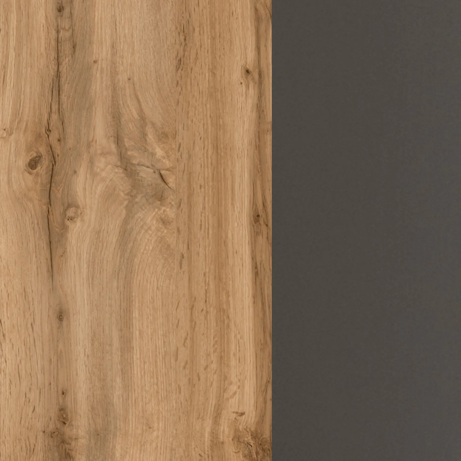 Waschtischunterschrank Luna 120cm mit Doppelwaschbecken und 4 Schubladen - graphit/quecksilber