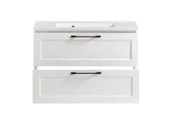 Waschtischunterschrank Meran | 80 x 47 x 56 cm | Weiß