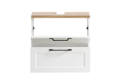 Waschtischunterschrank Meran | 60 x 35 x 55 cm | Weiß