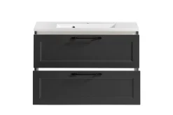 Waschtischunterschrank Meran | 80 x 47 x 56 cm | Grau