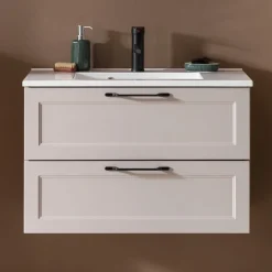 Waschtischunterschrank Meran | 80 x 47 x 56 cm | Farbe Kaschmir