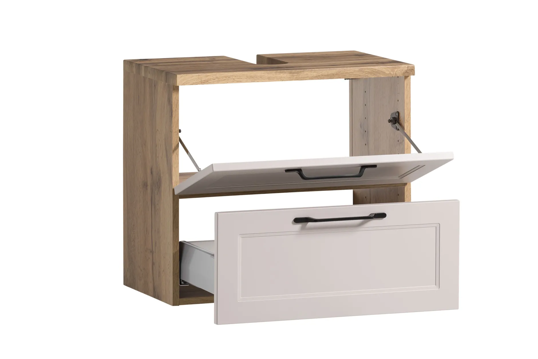 Waschtischunterschrank Meran | 60 x 35 x 55 cm | Farbe Kaschmir