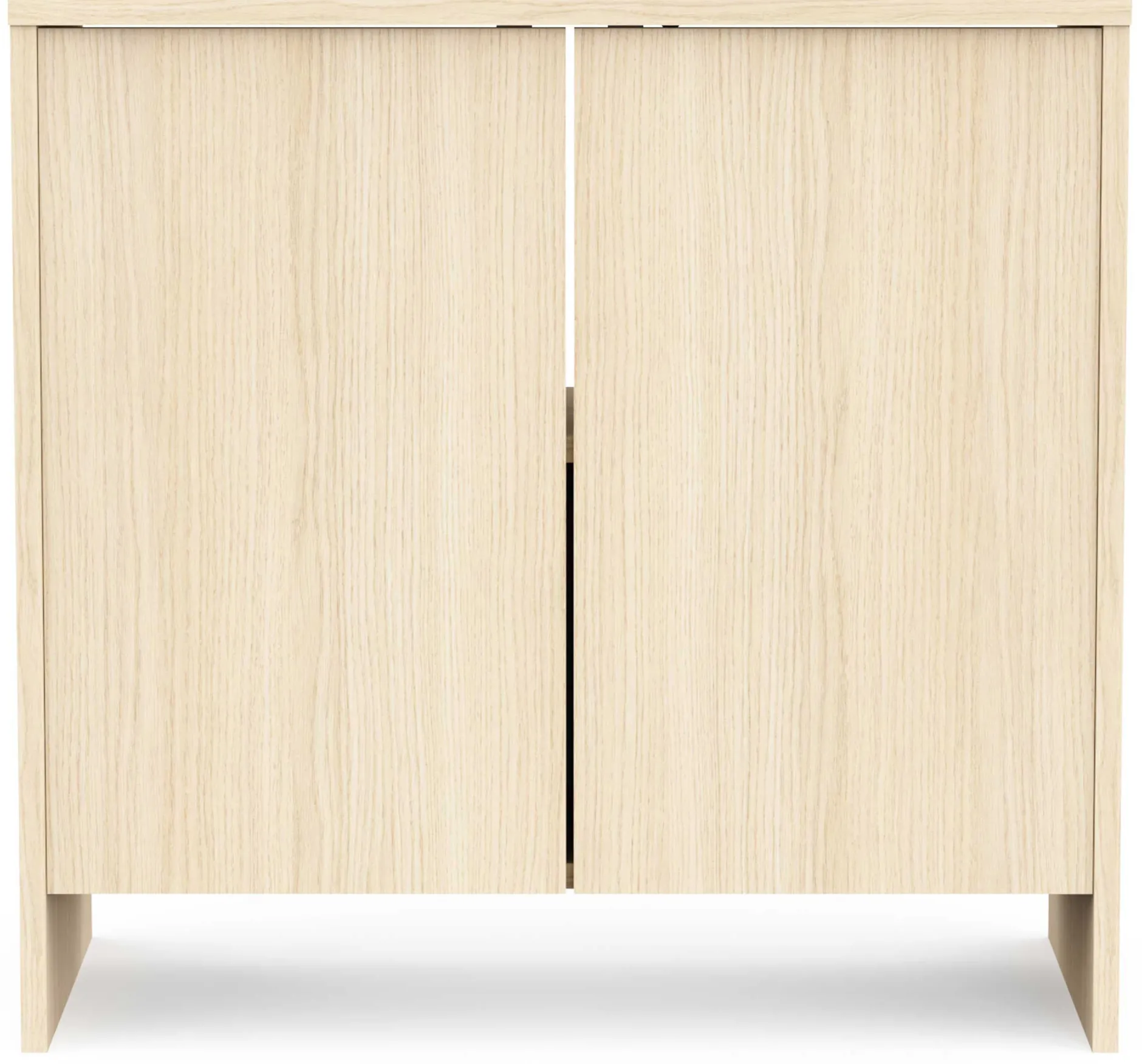 Waschtischunterschrank Puma - 64x33x61cm - 2 Türen - Eiche