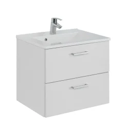 Waschtischunterschrank Ricca 60cm 2 Schubladen - weiß