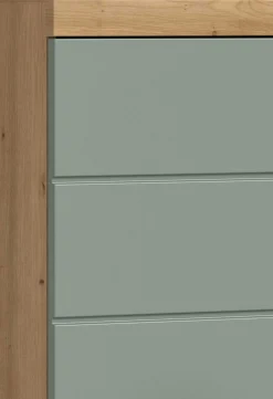 Waschtischunterschrank Scout Xonox - Sage Grün Artisan Eiche - 60x56x34 cm