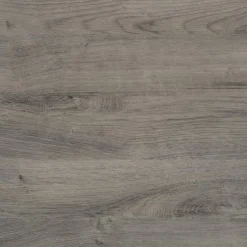 Waschtischunterschrank Stivan 80cm weißes Waschbecken - Eiche grau