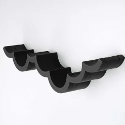 Wc018 Toilettenpapierhalter | HOLZ | Schwarz