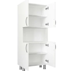 William Badezimmerschrank | 100 % MELAMIN | Weiß