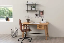 Windsor Bürostuhl - verstellbar - Kunstleder cognac