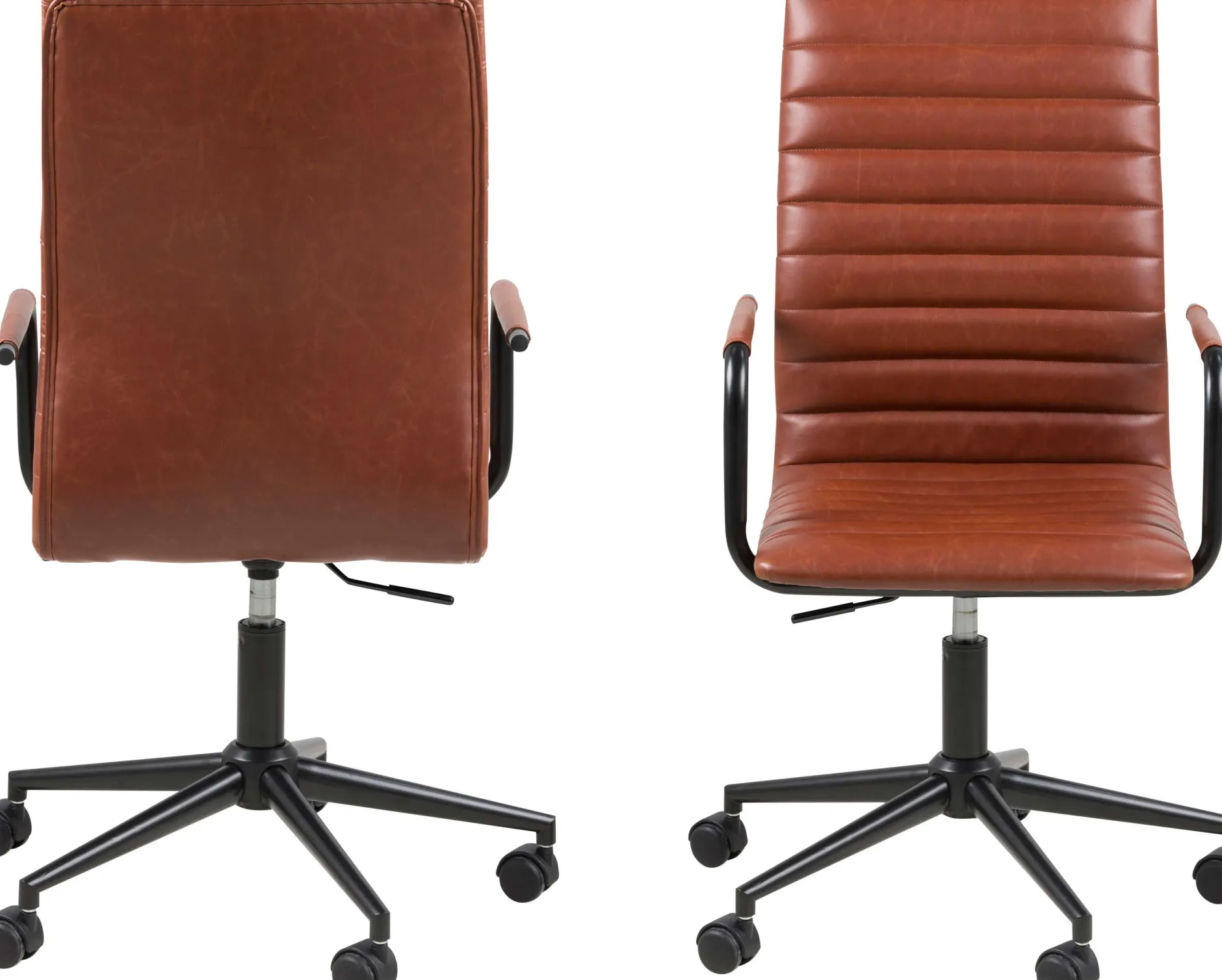 Windsor Bürostuhl - verstellbar - Kunstleder cognac