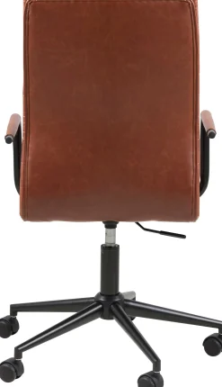 Windsor Bürostuhl - verstellbar - Kunstleder cognac