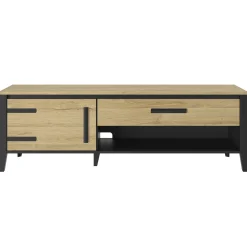 Wohnzimmerset Cork | Couchtisch, TV-Schrank, Sideboard | Gold Oak Design